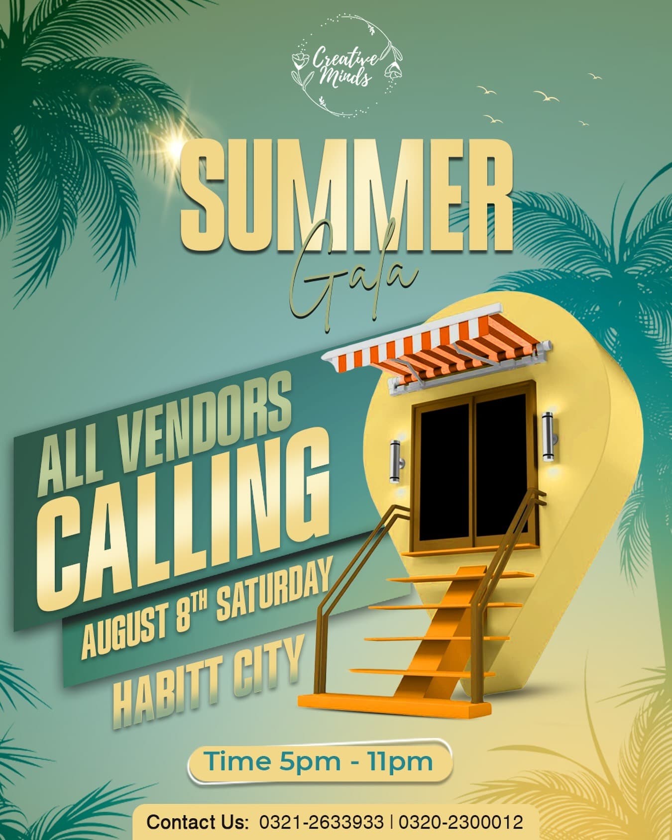 Summer Gala event ad designed by Novtex Global