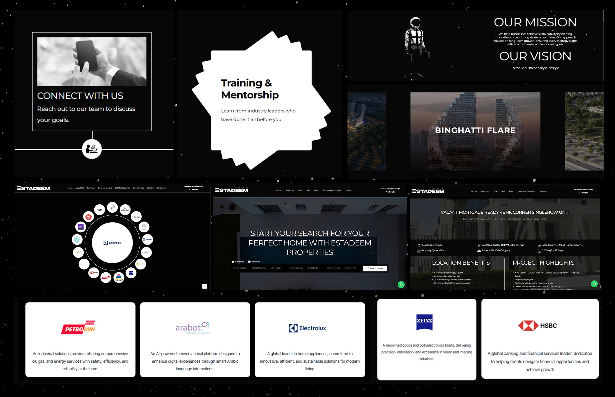Estadeem website project by Novtex Global
